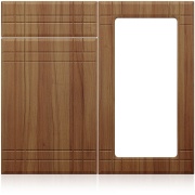 Front MDF SILVER NUC DIJON Front MDF SILVER
