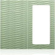 Front MDF WAVES RAL6019 Front MDF WAVES