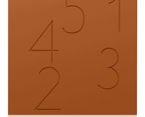 Front MDF Numbers Usi Glisante