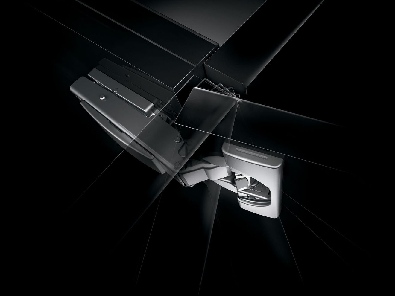 Balama Blum CLIP top BLUMOTION 110 grade pentru usi groase